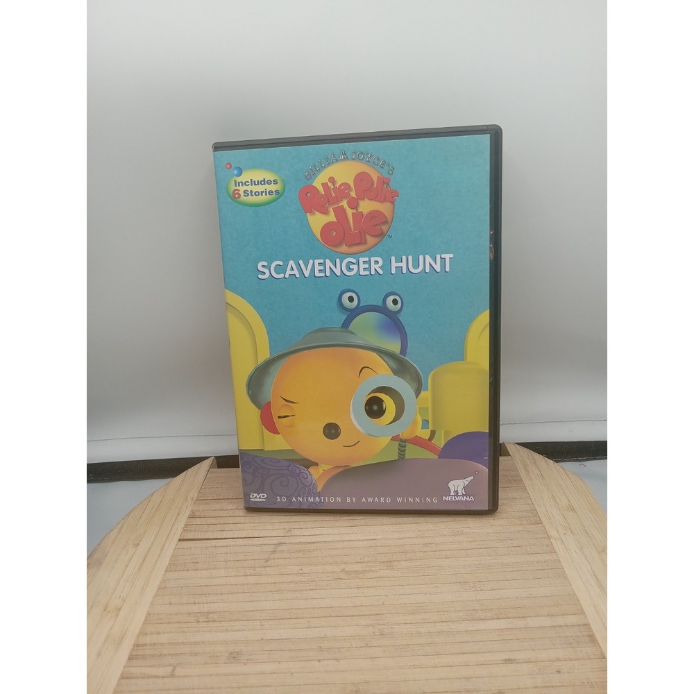 Rolie Polie Olie Scavenger Hunt DVD‎  GOOD CONDITION Rare 6 Stories